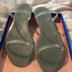 Never worn Stuart Weitzman Slide jelly sandal
